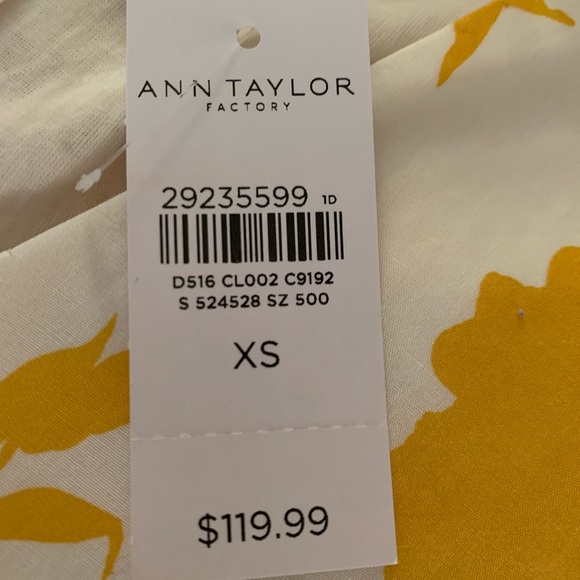 NWT Ann Taylor Factory pretty cotton dress - Picture 3 of 5